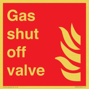 Gas shut off valve